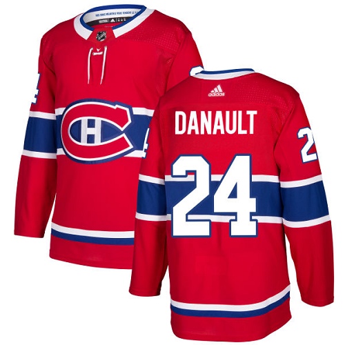 Adidas Canadiens #24 Phillip Danault Red Home Authentic Stitched NHL Jersey